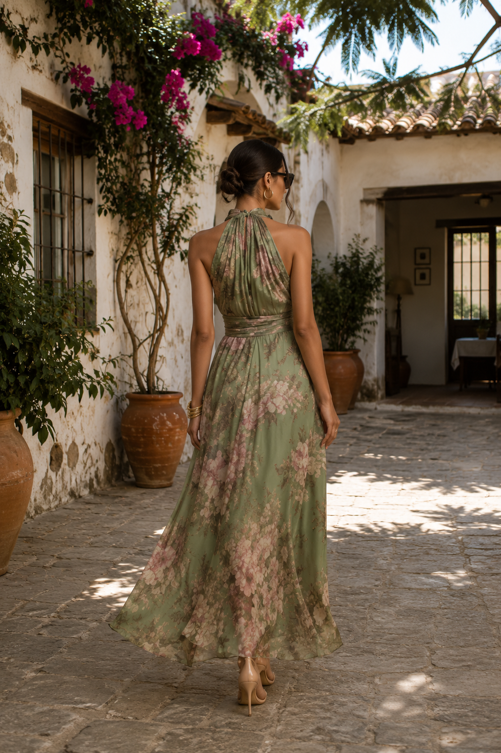 Vestido Jara - con Estampado Floral Romántico
