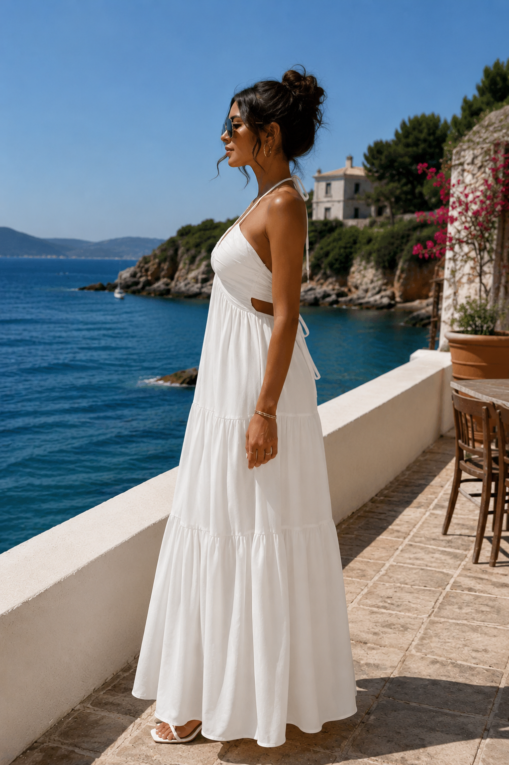 Vestido Marina - Mediterráneo
