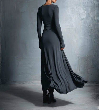 ADRIANA™| VESTIDO MAXI CON NUDO LATERAL