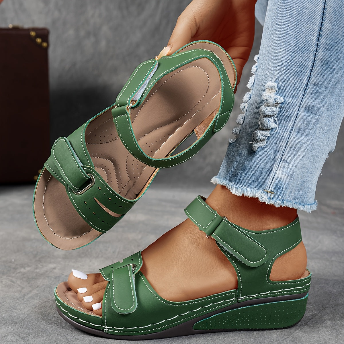 NURIA™ | SANDALIAS ORTOPÉDICAS CÓMODAS