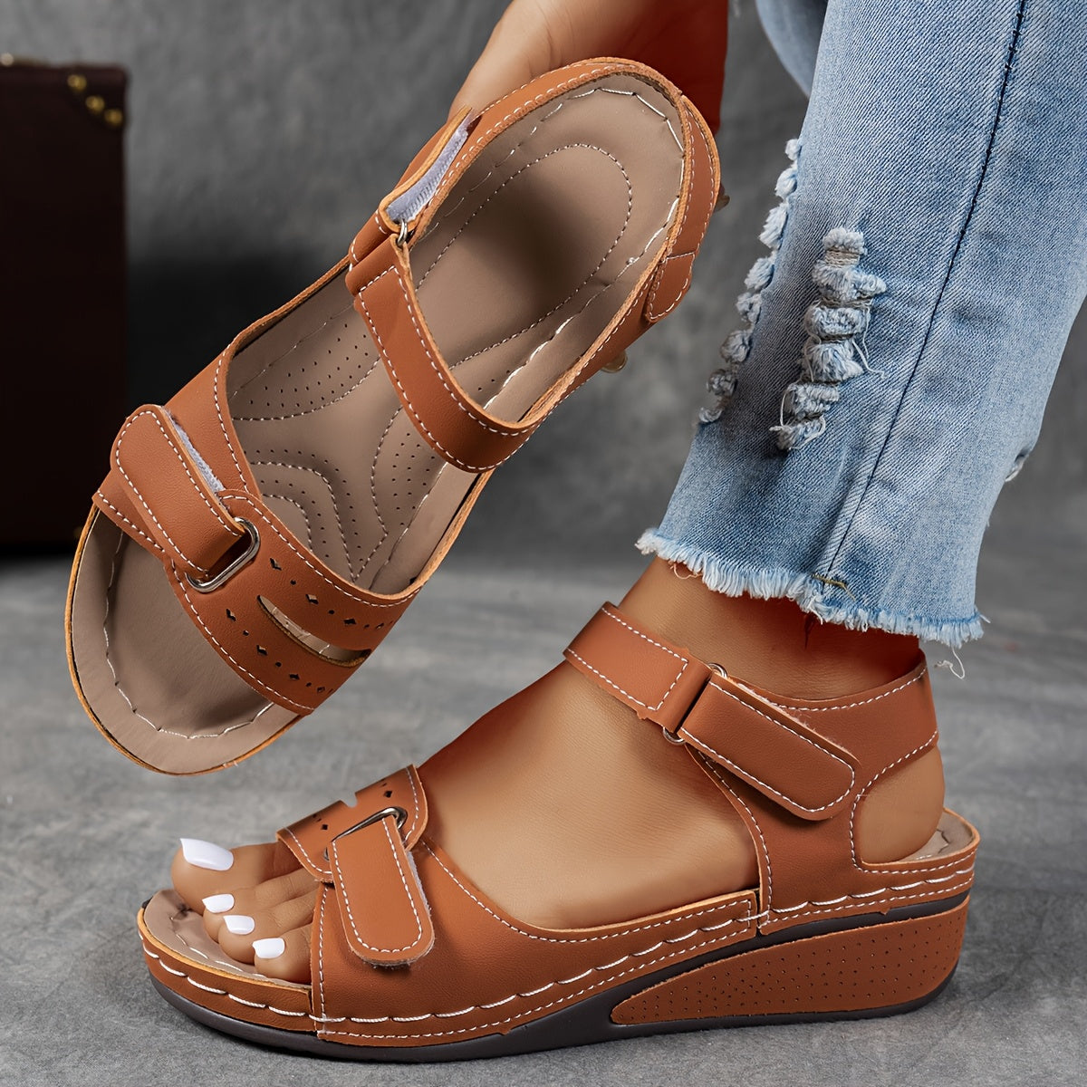 NURIA™ | SANDALIAS ORTOPÉDICAS CÓMODAS