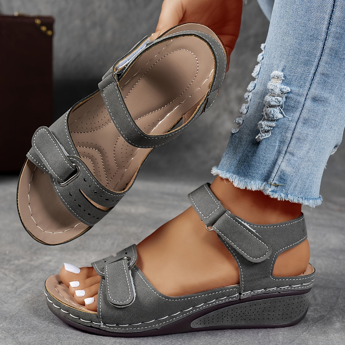 NURIA™ | SANDALIAS ORTOPÉDICAS CÓMODAS