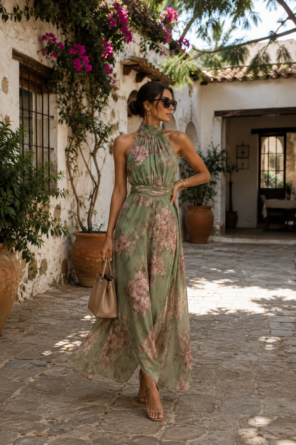 Vestido Jara - con Estampado Floral Romántico