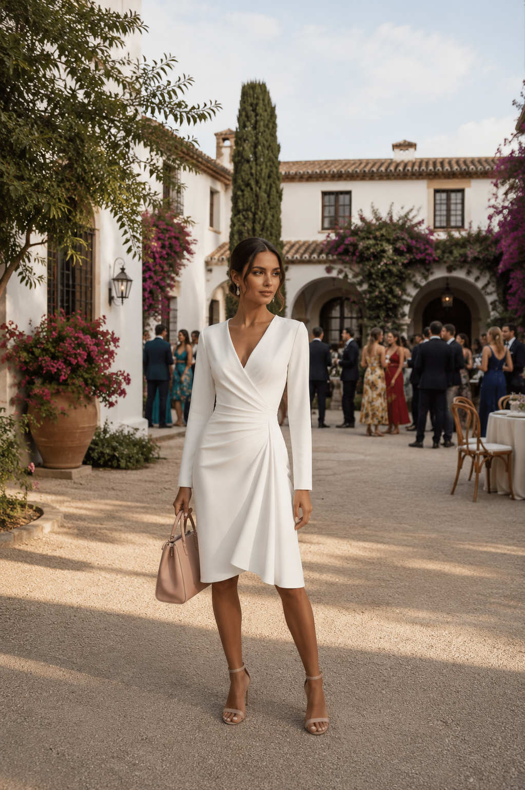 Vestido Sevilla - Elegancia Atemporal para Invitadas con Estilo
