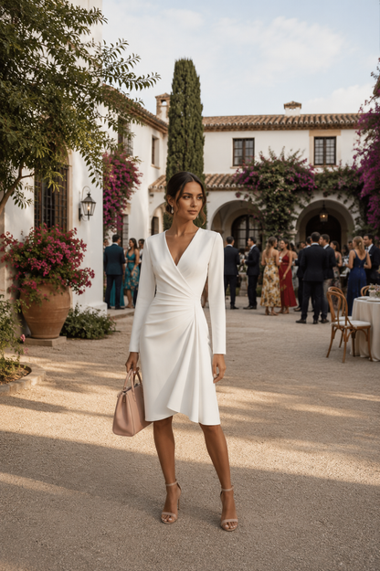 Vestido Sevilla - Elegancia Atemporal para Invitadas con Estilo
