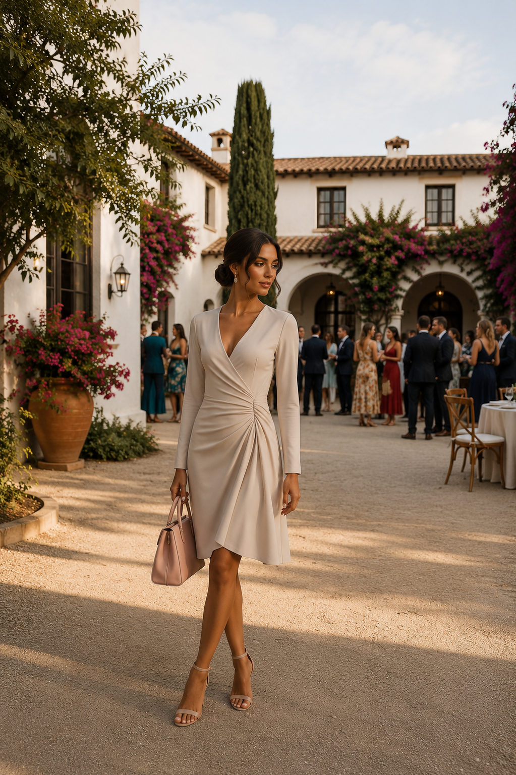 Vestido Sevilla - Elegancia Atemporal para Invitadas con Estilo