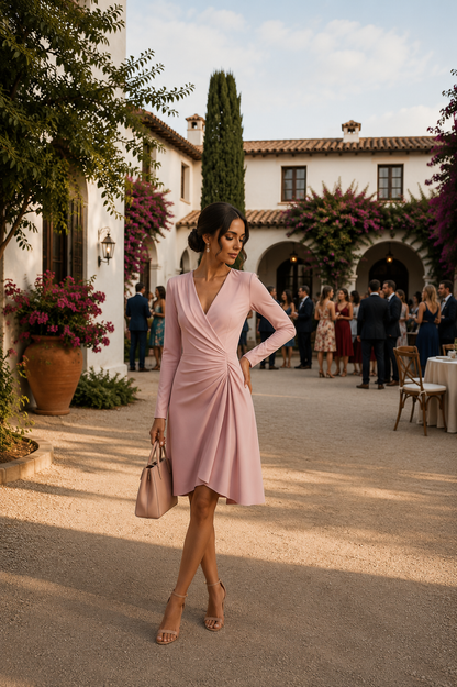 Vestido Sevilla - Elegancia Atemporal para Invitadas con Estilo