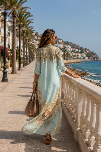 Vestido - Amanda Casual Chic para Mujer con Estampado Paisley