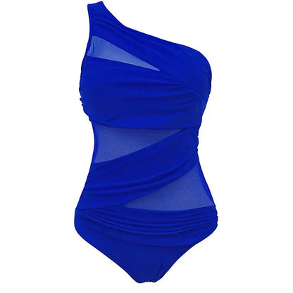 Nayla | Tu elegante traje de baño de un solo tirante en tallas cómodas