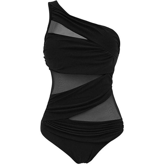 Nayla | Tu elegante traje de baño de un solo tirante en tallas cómodas