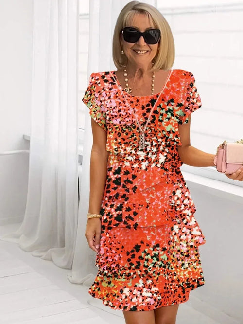Brigitte – Vestido de elegancia fluida con volantes