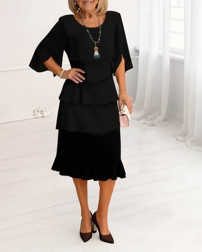 Sophie – Vestido de elegancia fluida con volantes