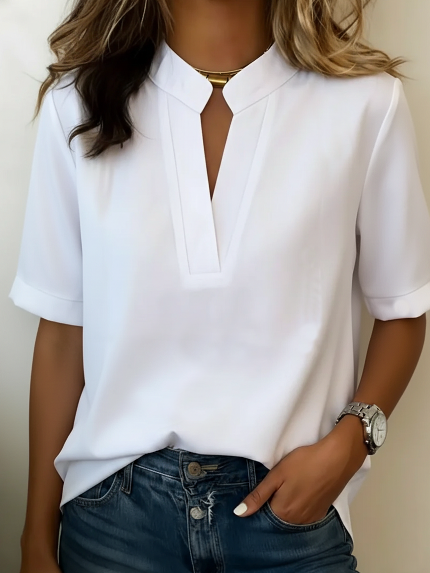 AINA™ | CAMISA RELAJADA DE MANGA CORTA