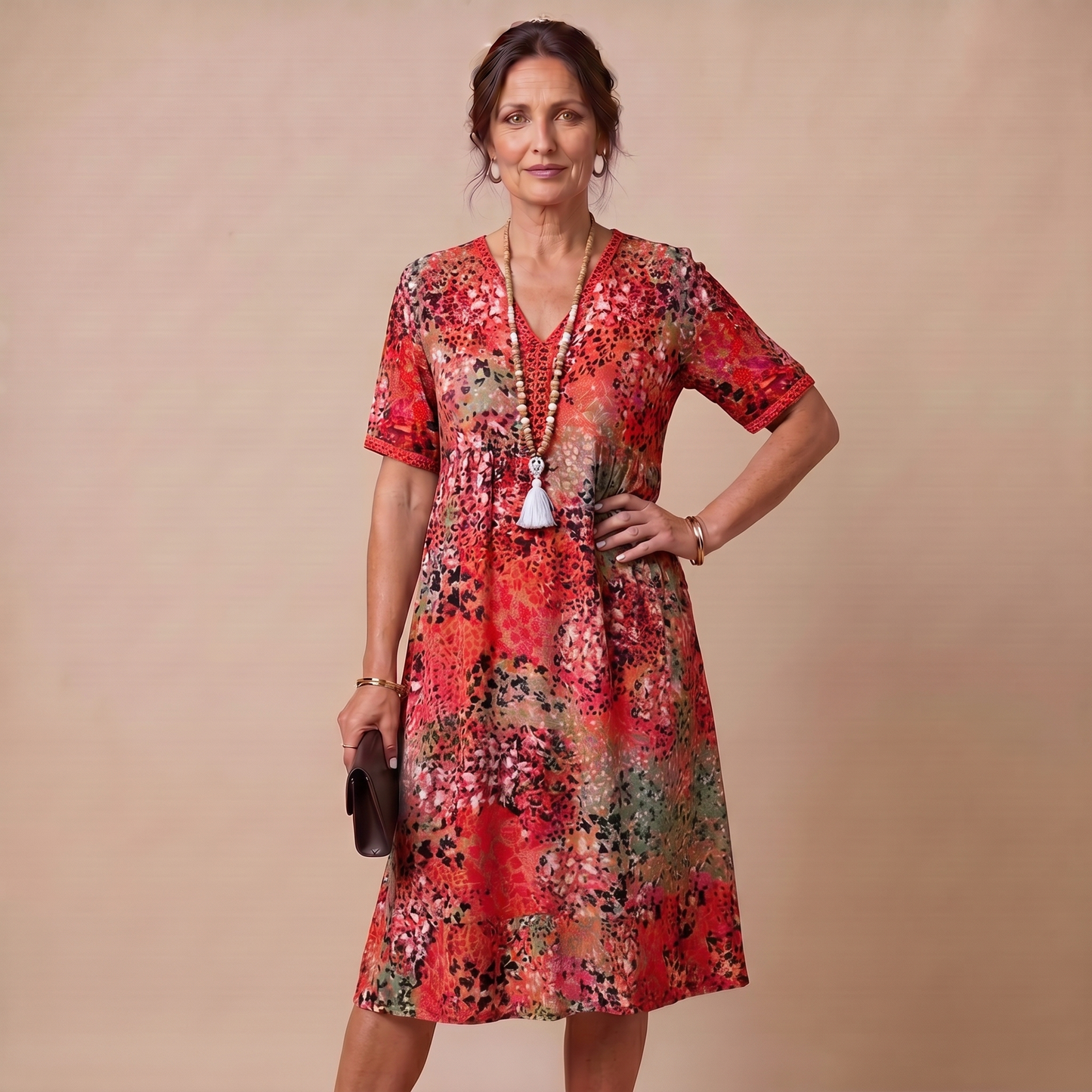 ANA™ | VESTIDO FLUIDO Y FAVORECEDOR