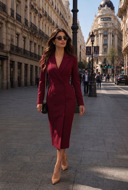 Vestido Cynthia - Elegancia Atemporal con Estilo Sofisticado