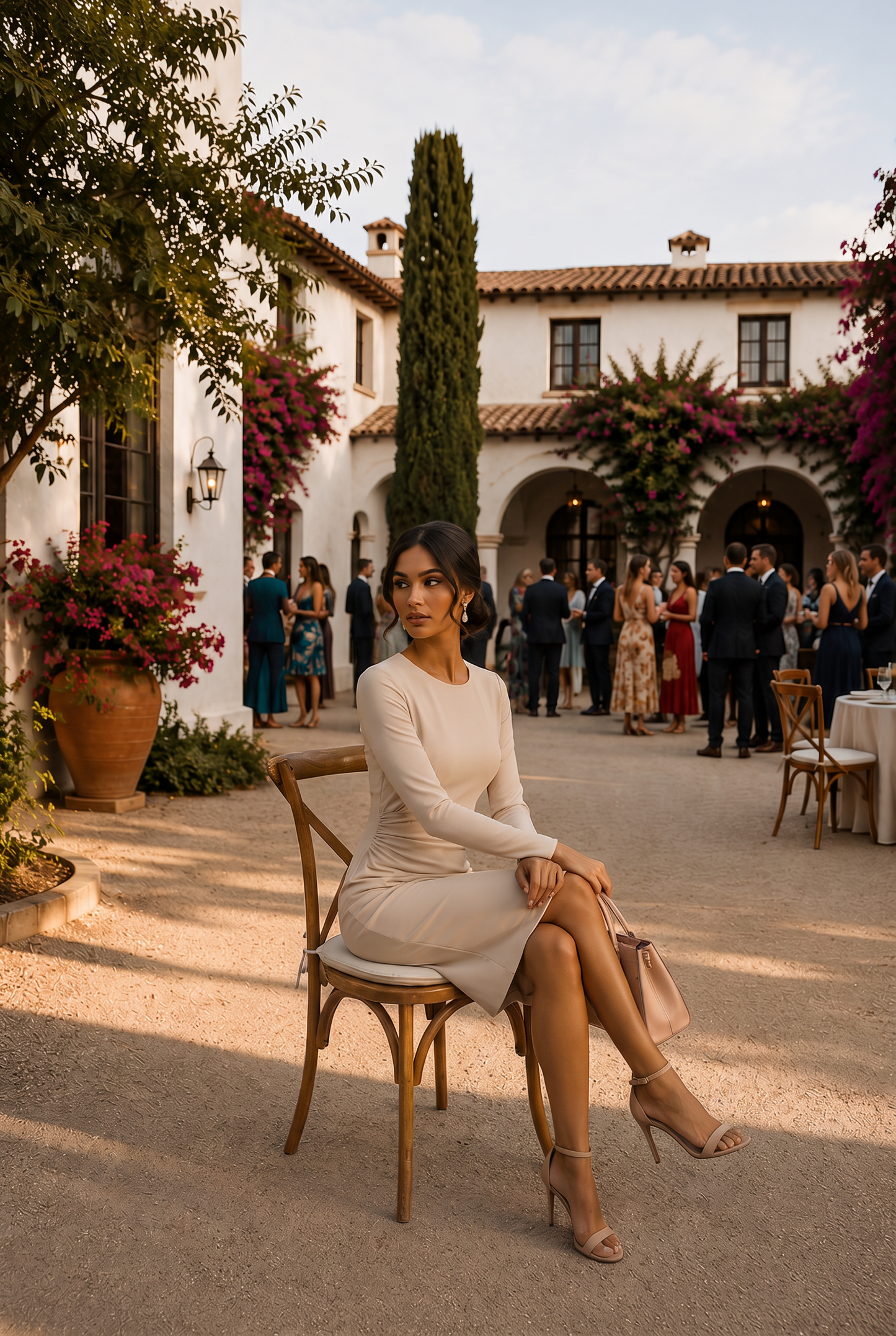 Vestido Sevilla - Elegancia Atemporal para Invitadas con Estilo