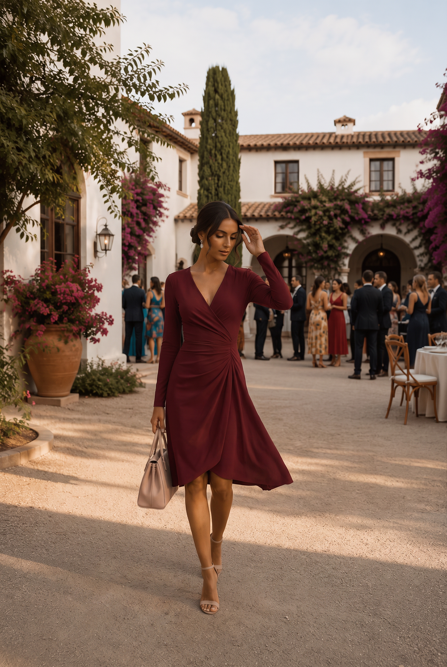 Vestido Sevilla - Elegancia Atemporal para Invitadas con Estilo