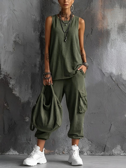 Conjunto Urbano Chic con pantalón cargo